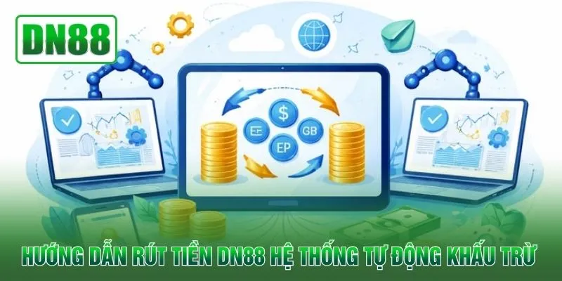 Hướng dẫn rút tiền QH88 hệ thống tự động khấu trừ